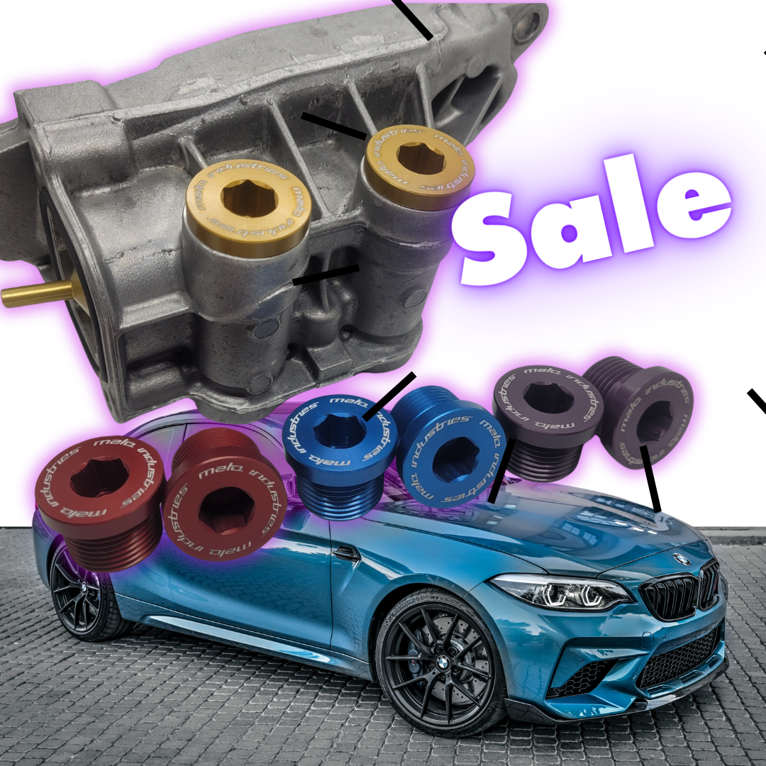 Oil Thermostat Caps for BMW N54, N55 and, S55 335i (PAIR)