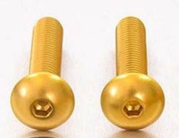 Aluminum Dome Head Bolt M8 x 40mm Pair for Crank Seal Guard